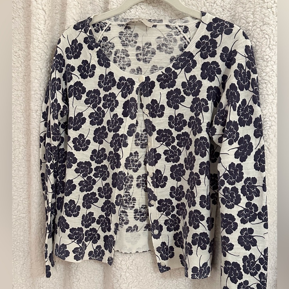 Loft button down cardigan